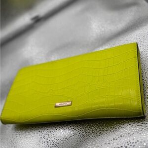 ALDO Lime Green Clutch